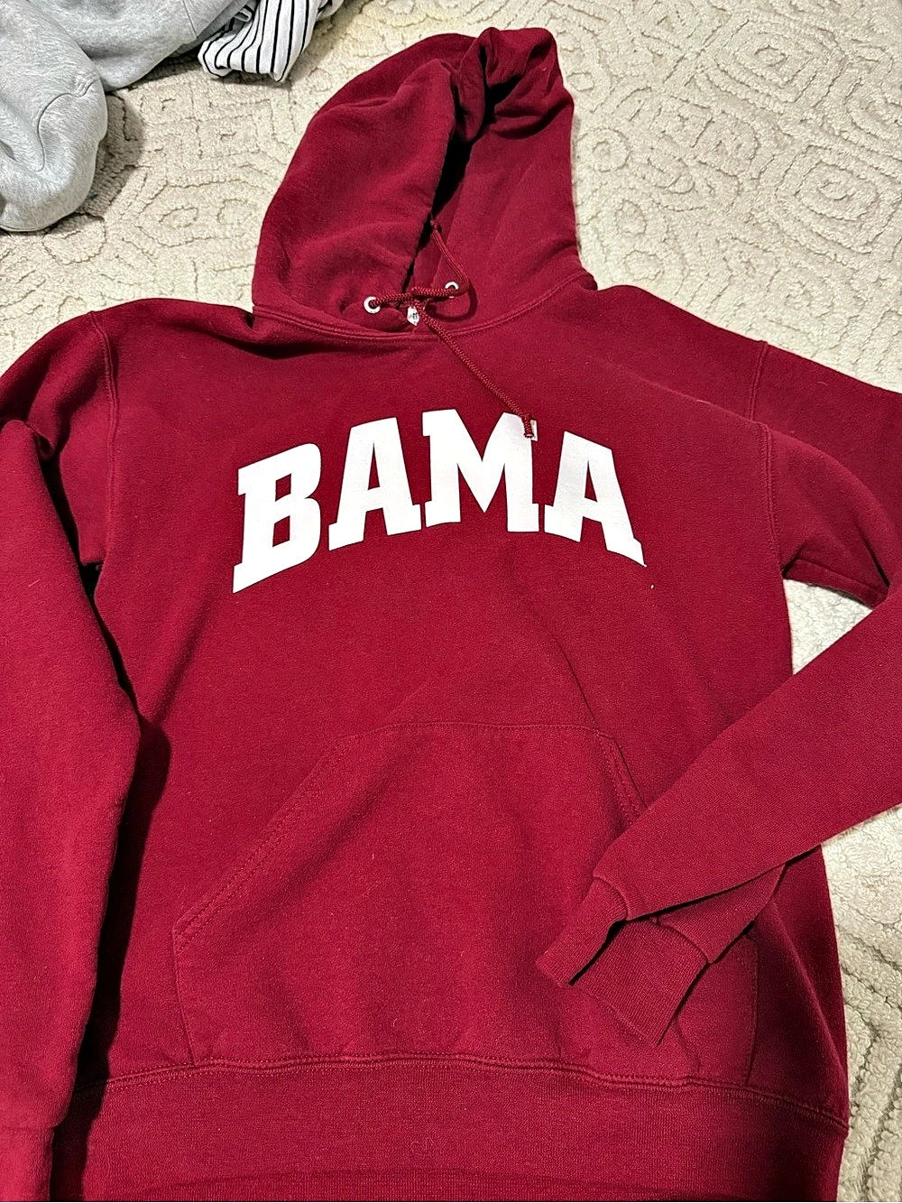 Alabama Graphic Hoodie in Red Like New